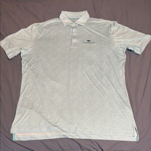 johnnie-O Green Polo Shirt with Classic Collar